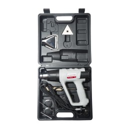 Фен строительный ИНТЕРСКОЛ ФЭ-2000ЭМ, 2000Вт,50-600°С,поток 300-500л/мин,дисплей,0.77кг [385.0.1.00]